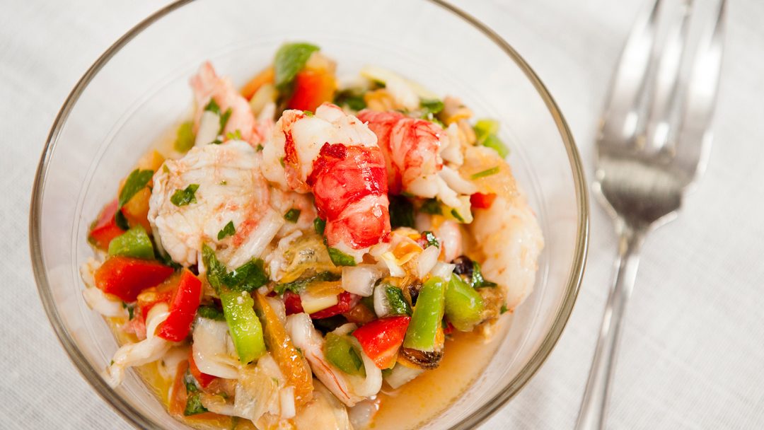 Salpicón de marisco (Seafood salad) - The Best Spanish Recipes